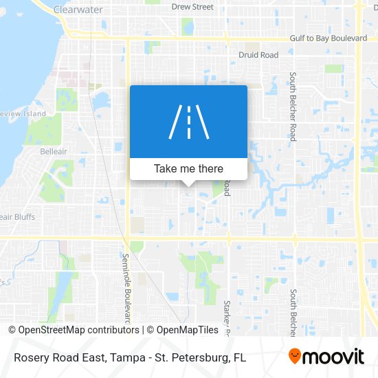 Mapa de Rosery Road East