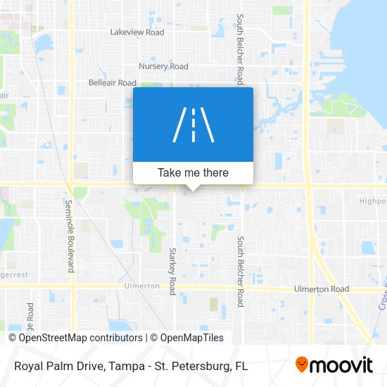 Royal Palm Drive map