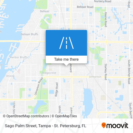Sago Palm Street map