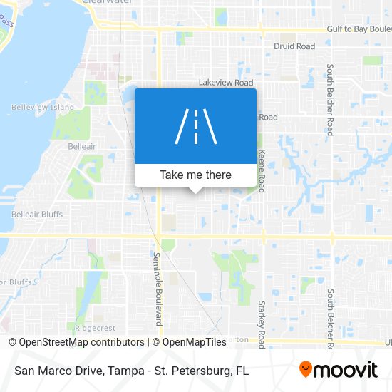 San Marco Drive map