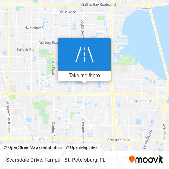 Mapa de Scarsdale Drive