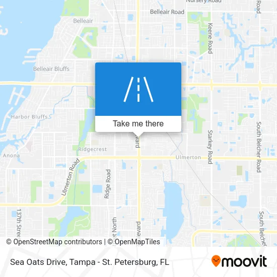 Sea Oats Drive map