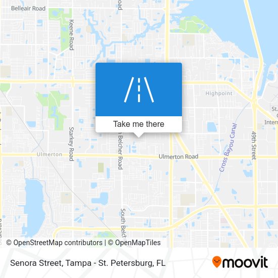 Senora Street map
