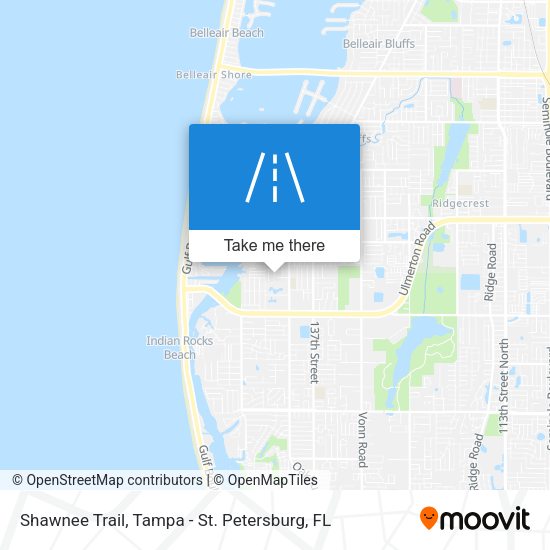 Shawnee Trail map