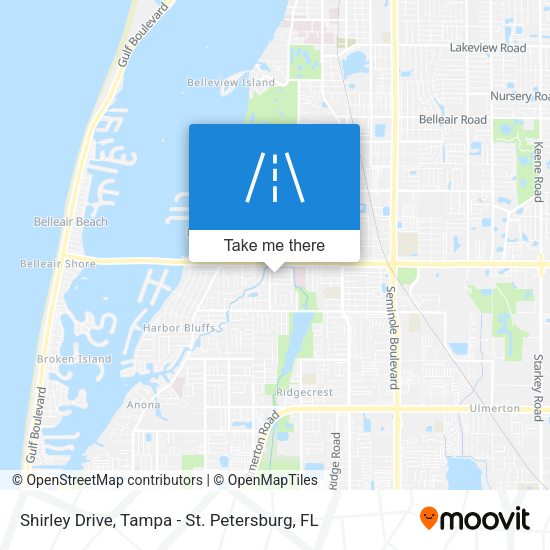 Mapa de Shirley Drive