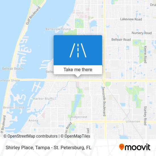 Shirley Place map