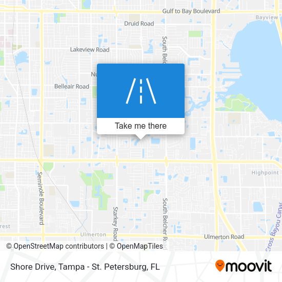 Shore Drive map