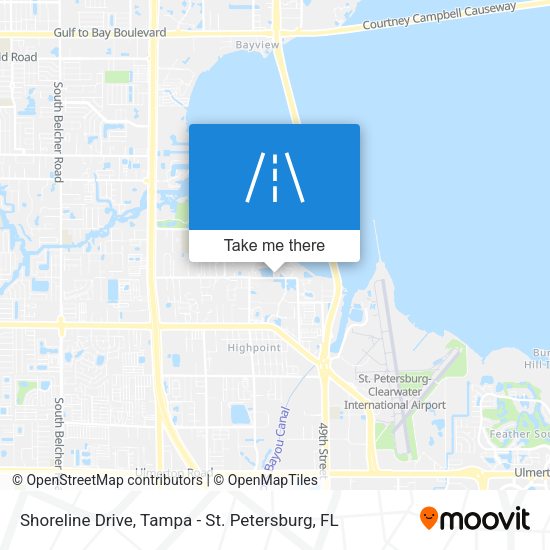 Shoreline Drive map