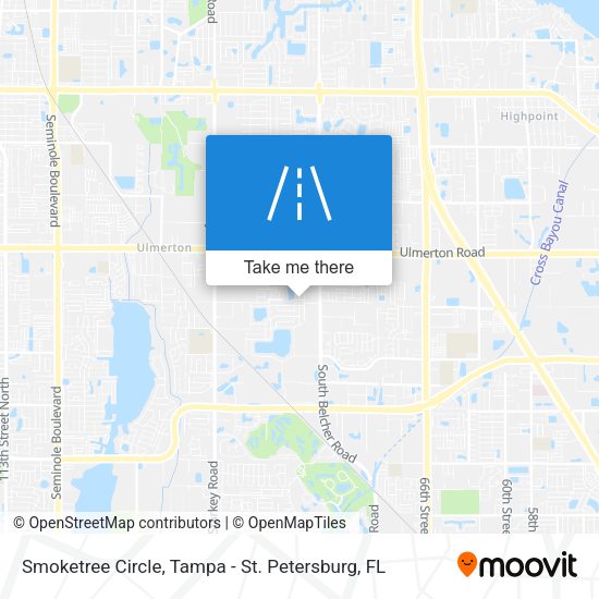 Mapa de Smoketree Circle