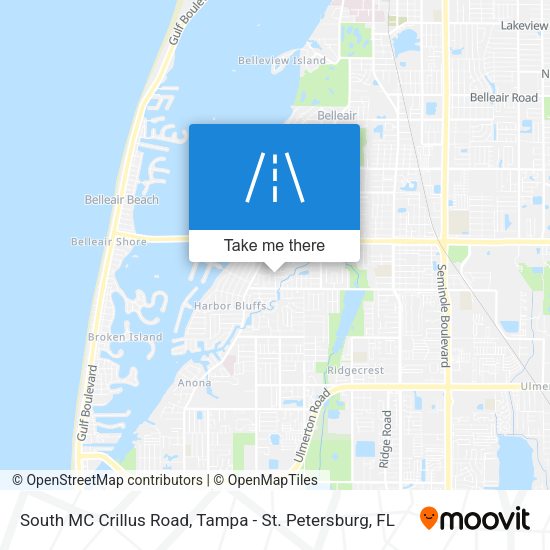 South MC Crillus Road map