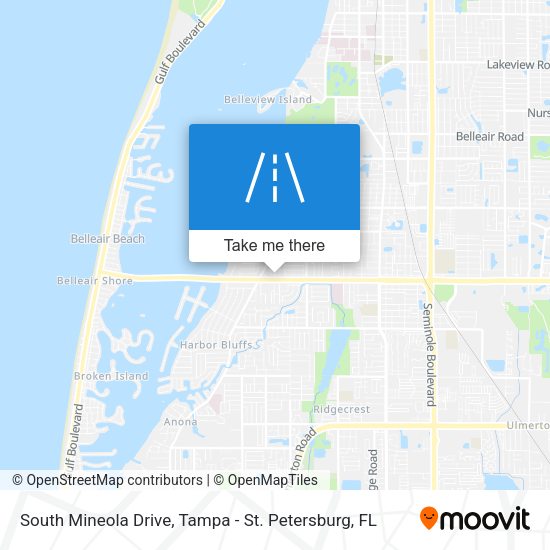 Mapa de South Mineola Drive