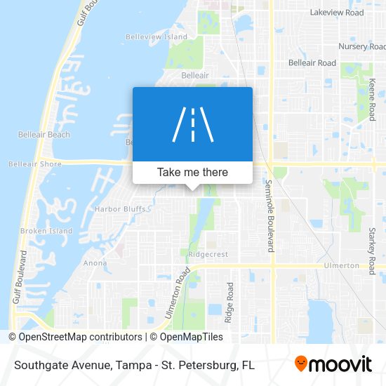 Mapa de Southgate Avenue