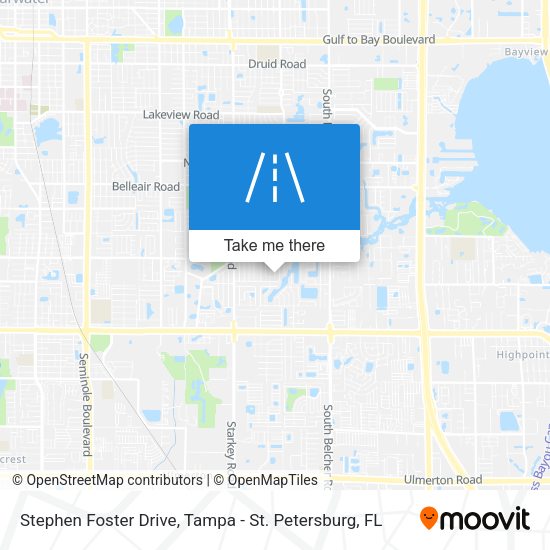 Mapa de Stephen Foster Drive
