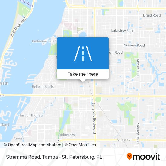Mapa de Stremma Road