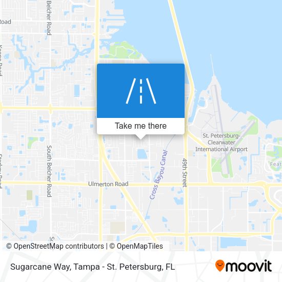 Sugarcane Way map