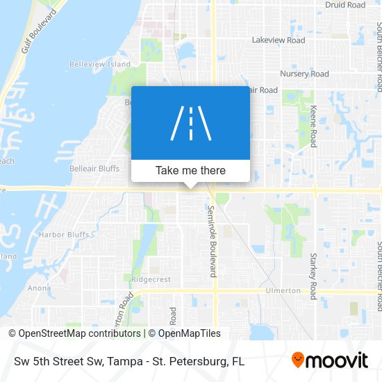 Mapa de Sw 5th Street Sw