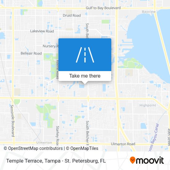 Temple Terrace map