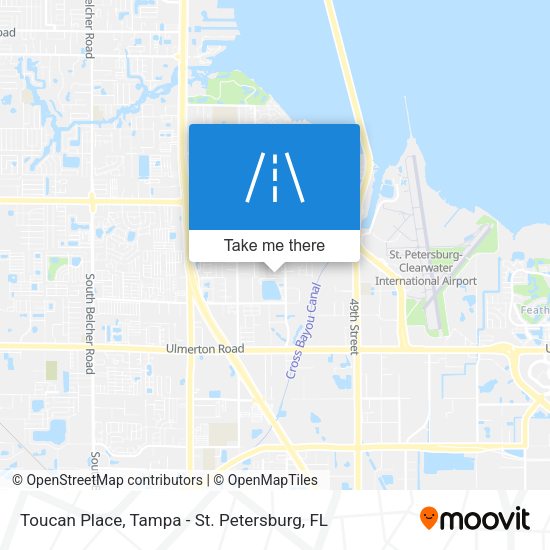 Toucan Place map