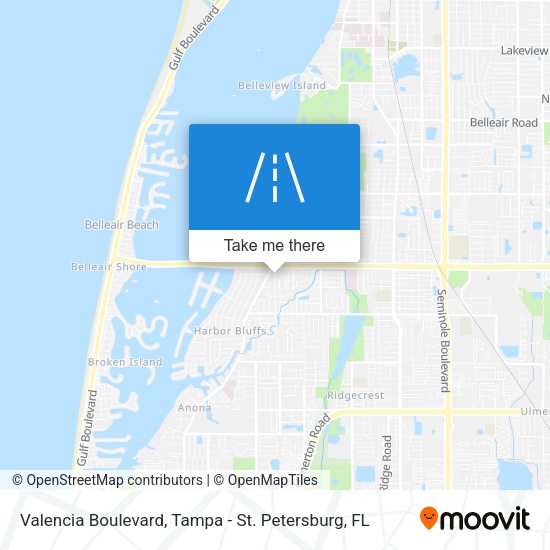 Valencia Boulevard map