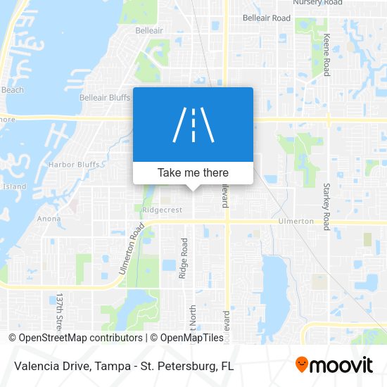 Valencia Drive map