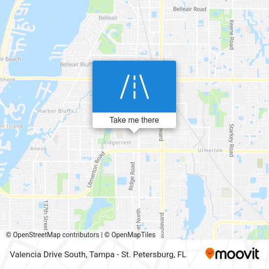 Mapa de Valencia Drive South