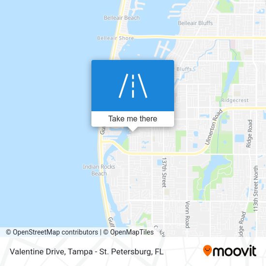 Mapa de Valentine Drive