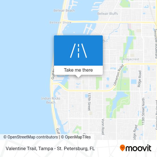 Valentine Trail map