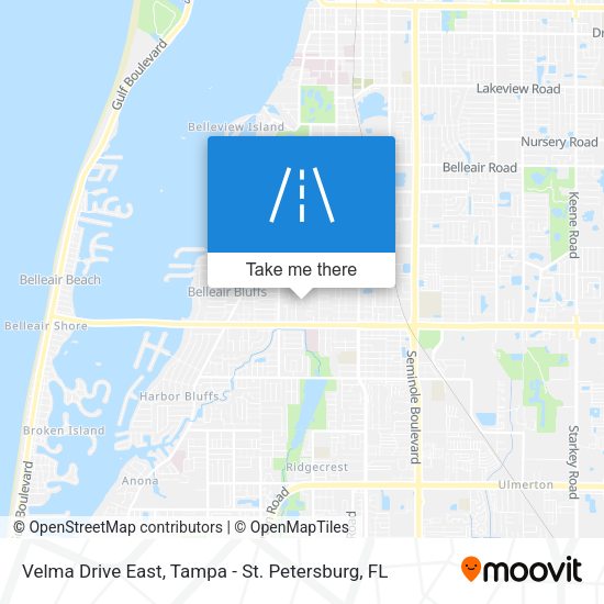 Mapa de Velma Drive East