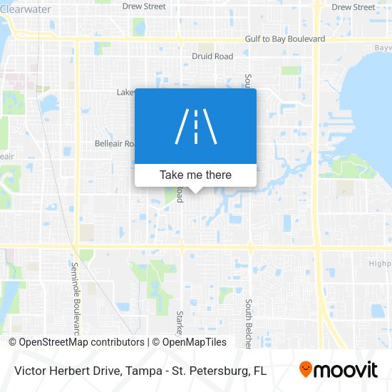 Victor Herbert Drive map