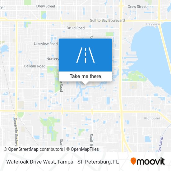 Mapa de Wateroak Drive West