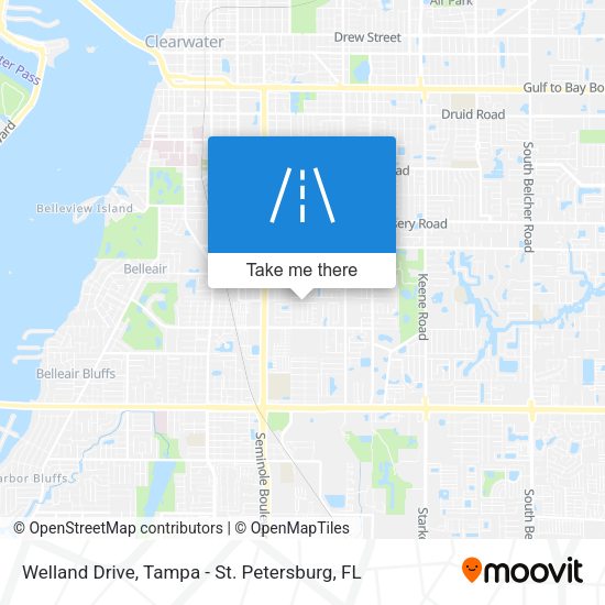 Mapa de Welland Drive