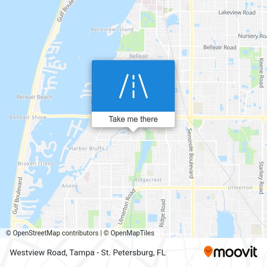Westview Road map