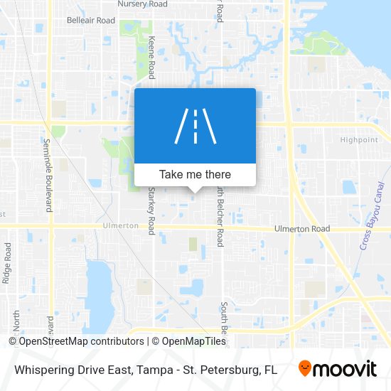 Mapa de Whispering Drive East
