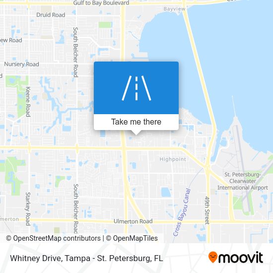 Whitney Drive map