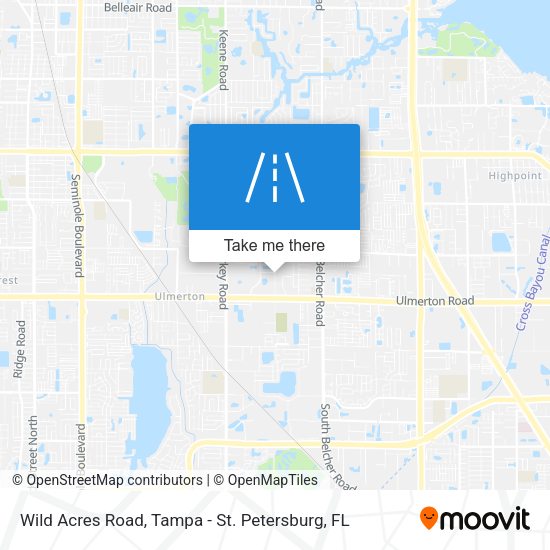 Wild Acres Road map
