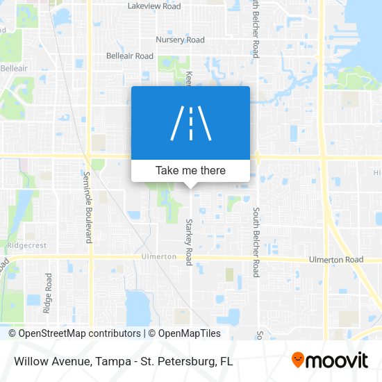 Mapa de Willow Avenue