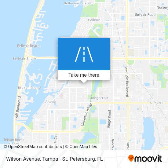 Wilson Avenue map