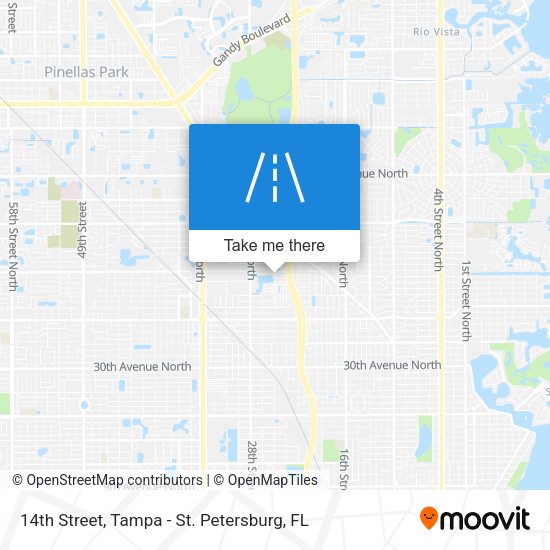 14th Street map