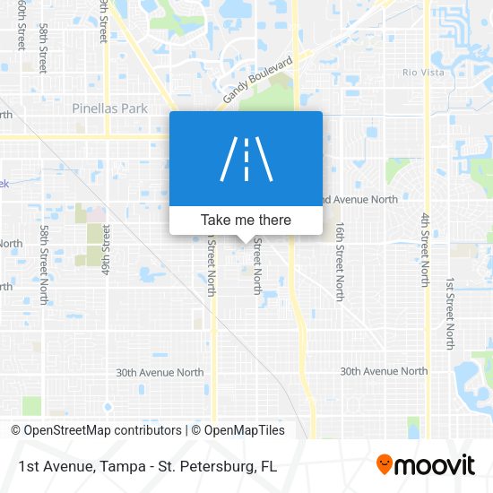 Mapa de 1st Avenue