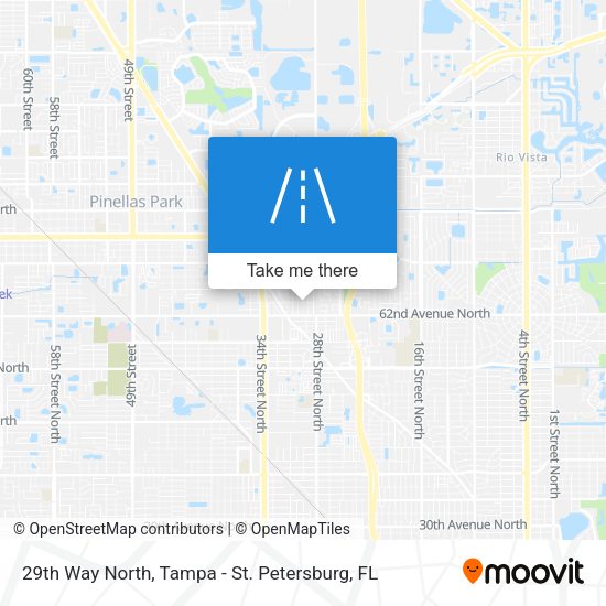 29th Way North map