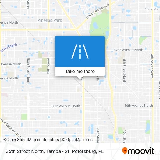 Mapa de 35th Street North