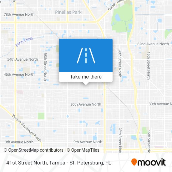 Mapa de 41st Street North