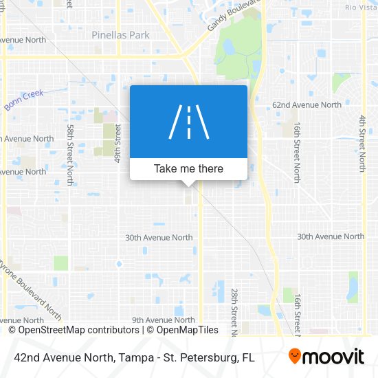 42nd Avenue North map