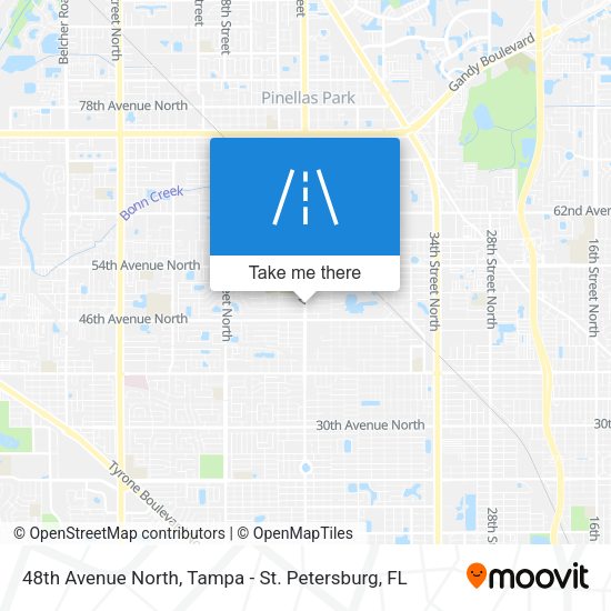 48th Avenue North map