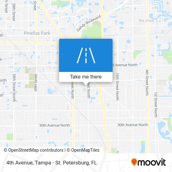 Mapa de 4th Avenue