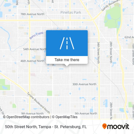 Mapa de 50th Street North