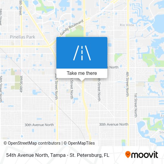 Mapa de 54th Avenue North