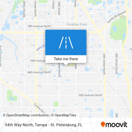 Mapa de 54th Way North