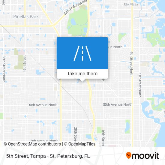 5th Street map