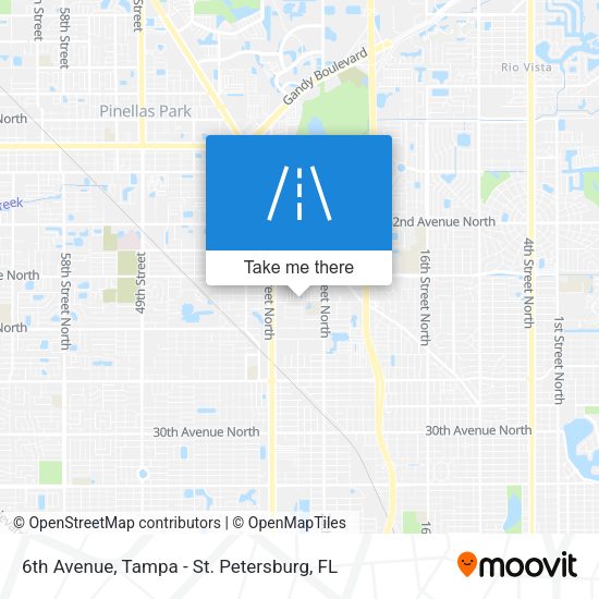 Mapa de 6th Avenue
